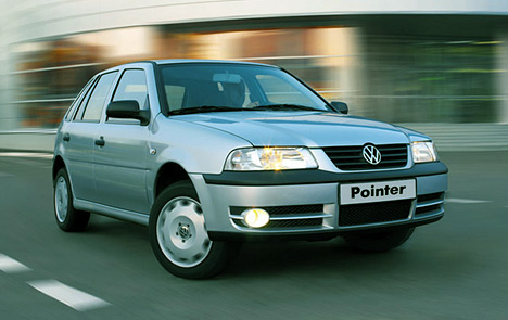 Разработанный и собираемый в Бразилии Volkswagen Gol, предлагающийся у нас под названием Pointer.